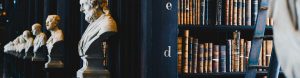 Law Books Header showing a row of Law Books on a Library Shelf